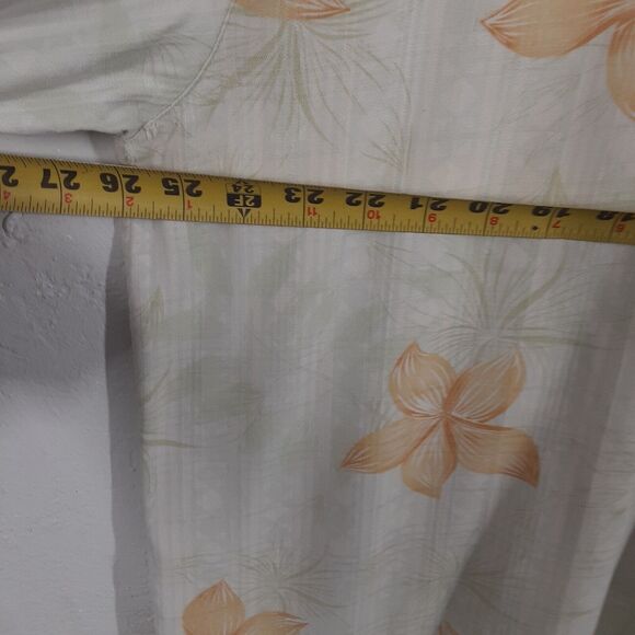 Paradise Coves Adult Mens 2XL XXL 100% Silk Hawaiin Floral Shirt - Picture 7 of 8